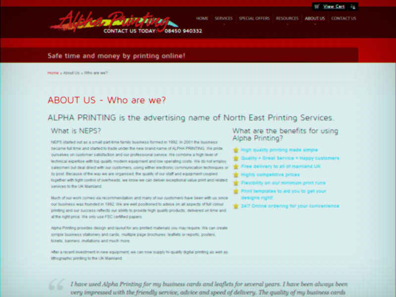 Alpha Printing Ltd.